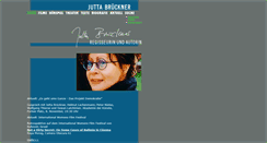 Desktop Screenshot of juttabrueckner.de